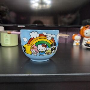 Hello Kitty Blue Rainbow Bowl